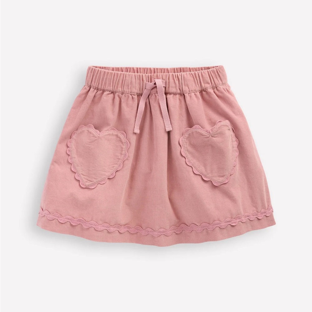 Mini Boden Vintage Pink Ric Rac Skirt